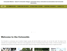 Tablet Screenshot of cotswoldswebsite.com